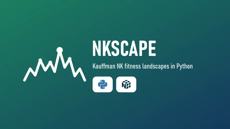 nkscape - Kauffman NK fitness landscapes in Python